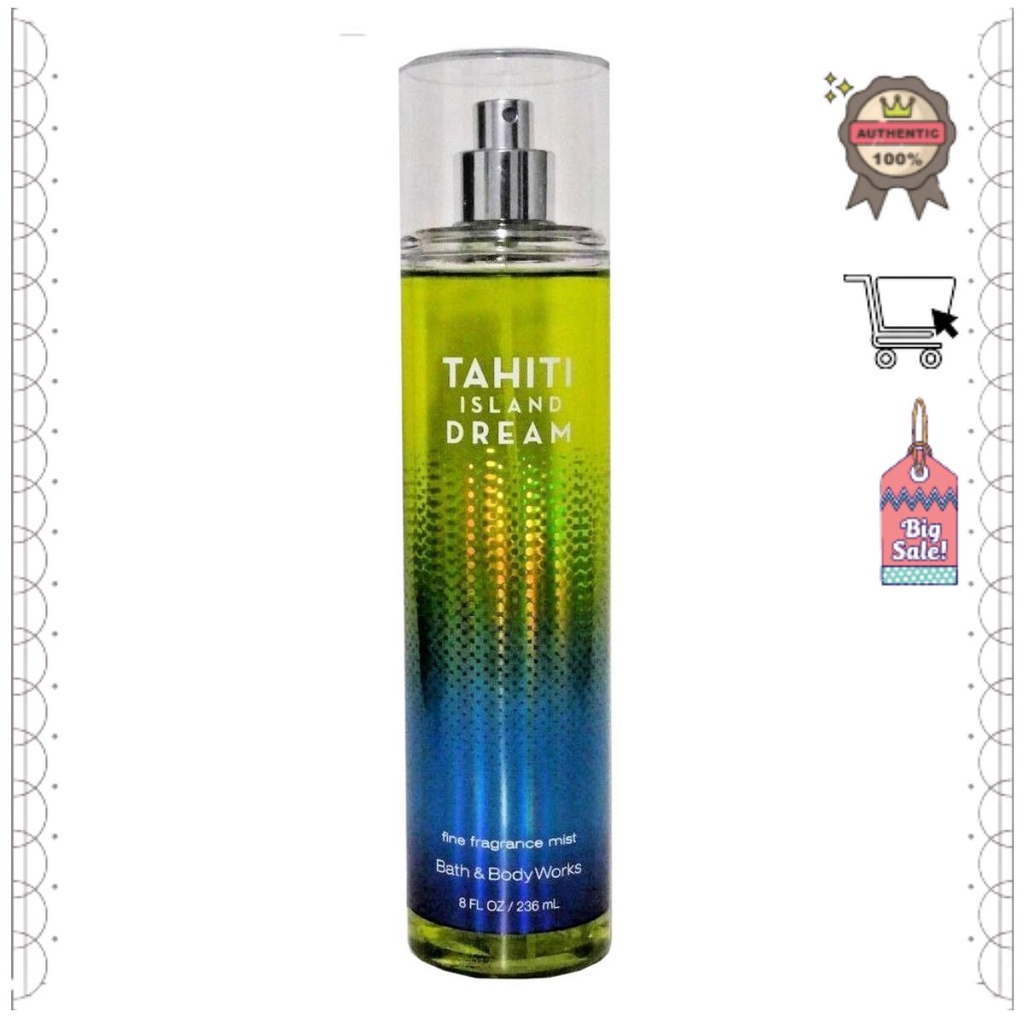 ✨ Xịt Thơm Mịn Da Lưu Hương Toàn Thân Bath & Body Works - Tahiti Island Dream-Mẫu Thử 30ml/50ml _ 𝙅