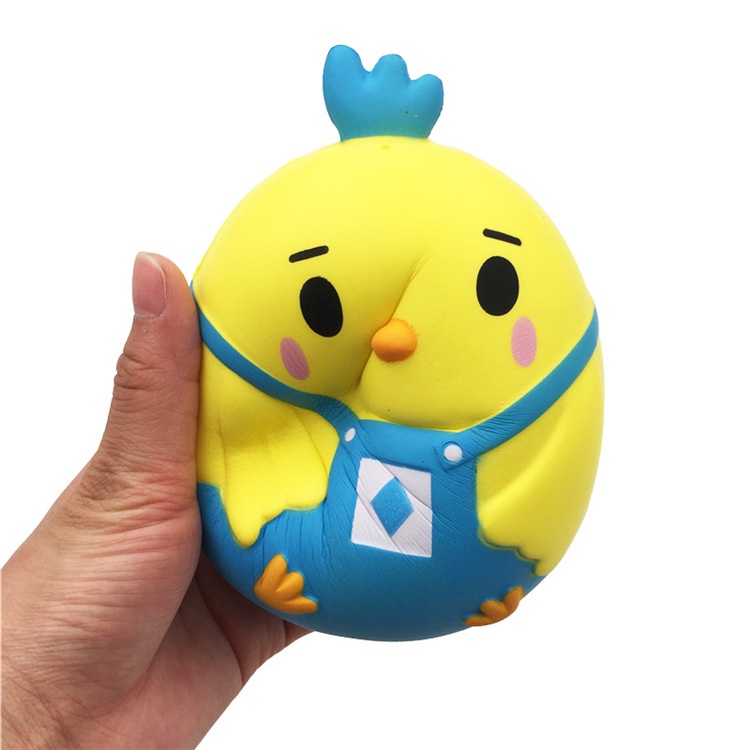SQUISHY GÀ CON ĐEO CẶP ĐI HỌC