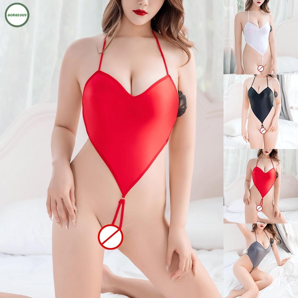 Bộ áo liền quần thoáng khí màu bóng thời trang quyến rũ cho nữ | BigBuy360 - bigbuy360.vn