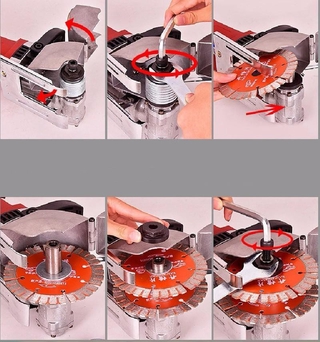 Máy Cắt Rãnh Tường 5 Đến 7 Lưỡi 4.800W
