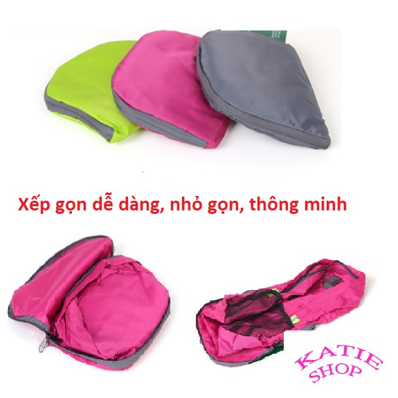 Balo xếp gọn siêu nhẹ 0,16 kg, balo công tác, du lịch DL13-BaloXG