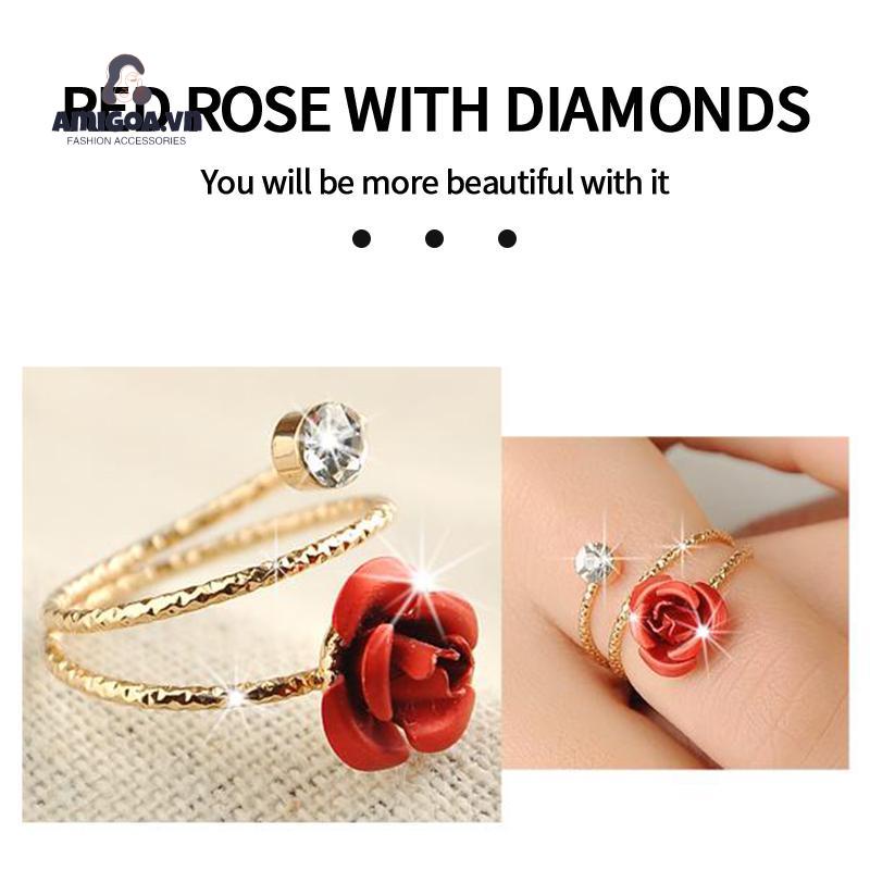 Bộ Nhẫn Mở Đính Ngọc Trai Đơn Giản Thời Trang