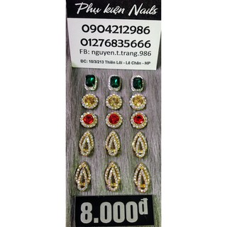 Phụ kiện nails - đá hình (8k/ viên)