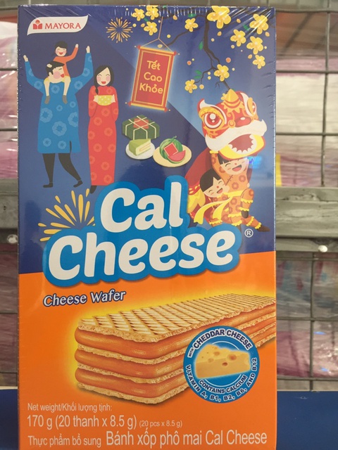 Bánh xốp phô mai Cal Cheese hộp 20 cái x 8.5g | BigBuy360 - bigbuy360.vn