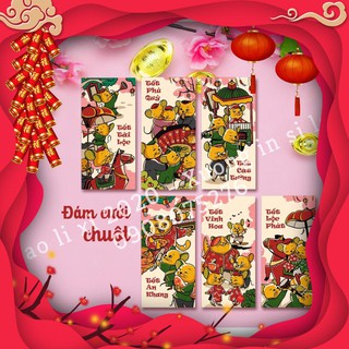 [Siêu Sale] [SALE 1K] Bao Lì Xì 2020 - Chủ Đề Đám Cưới Chuột - Không Giới Hạn Số Lượng