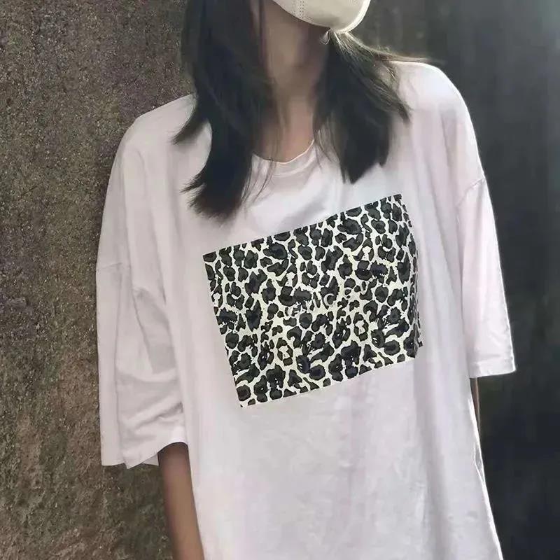 NRVP Áo Thun 100% Cotton Dáng Rộng Thời Trang Hàn Quốc Cho Nữ