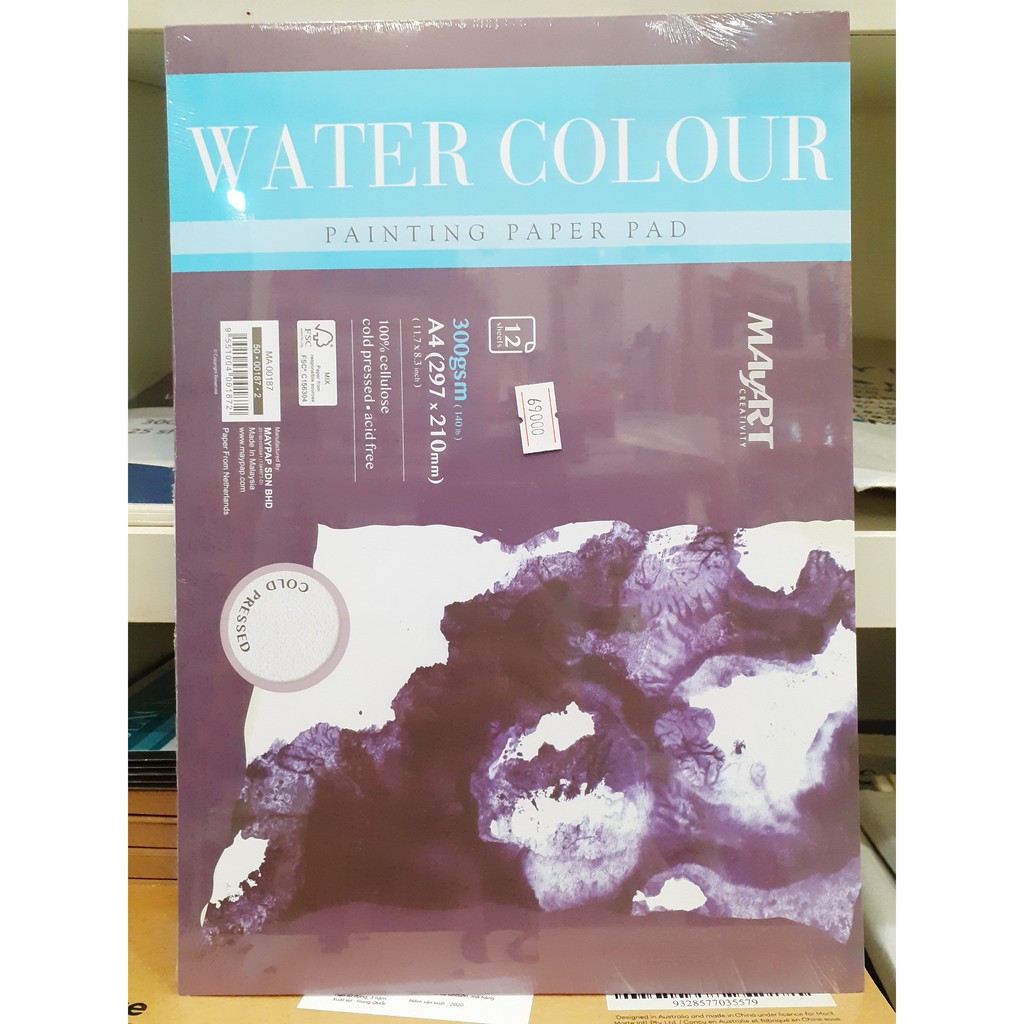 Giấy vẽ màu nước MayPad ( Cellulose )