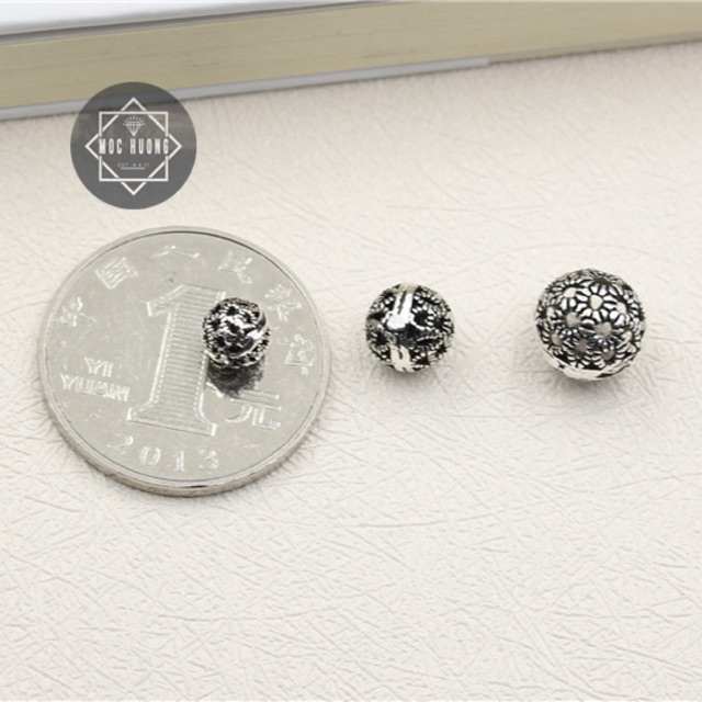 [S925] Charm Bi bạc tròn - MH400