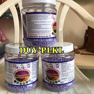 Phân Hàn Quốc - hủ 500gr - PHÂN TAN CHẬM THÔNG MINH HÀN QUỐC NPK 15-15-15. chuyên dùng cho sen đá, bonsai, Hoa Hồng.