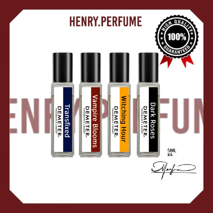 ⛅ Set 4 Chai Nước hoa Bộ Sưu Tập Dark Flowers Collection by Demeter Cologne - (5мlx4) ®️
