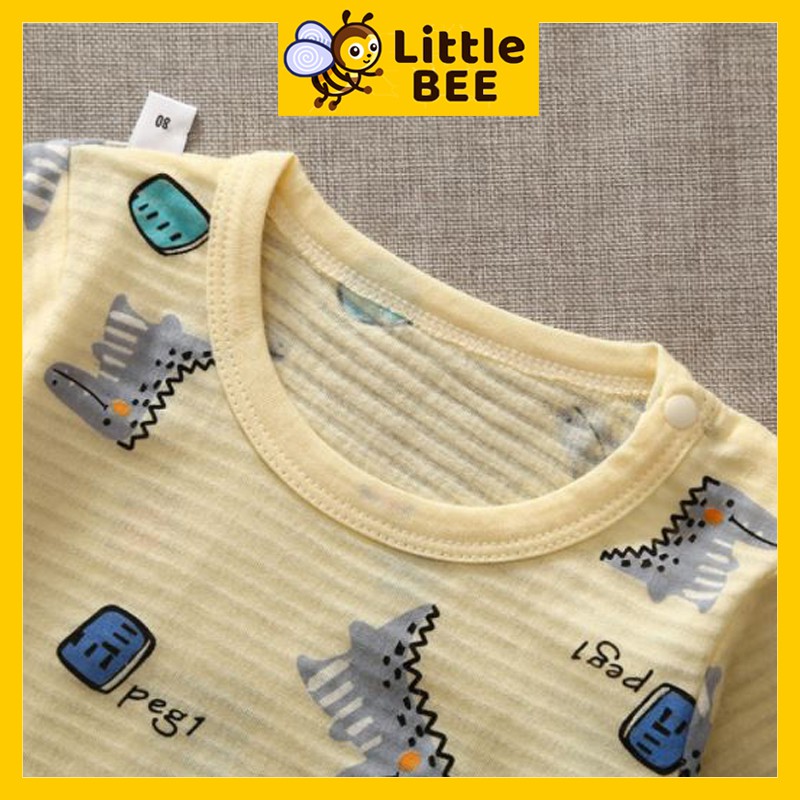 Bộ cotton cho bé, bộ cotton dài tay cho bé mùa hè UNISEX, chất vải cotton tre cực mát, mềm mịn thích hợp cho bé yêu.