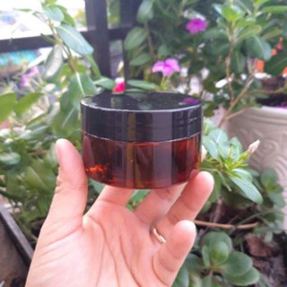 Hủ chiết mỹ phẩm nâu/đen 100g / hủ nhựa pet