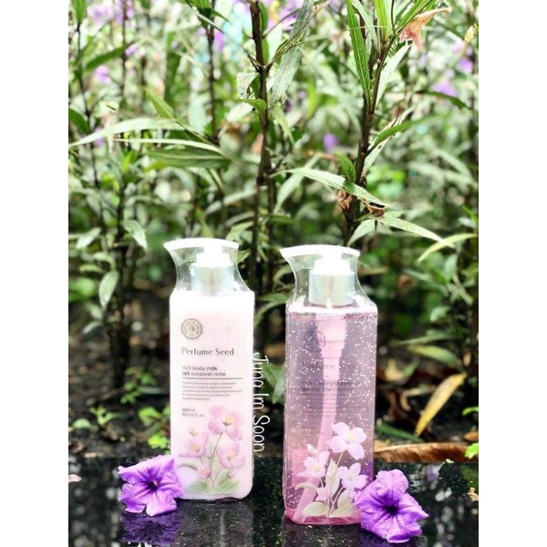 Sữa Tắm, Dưỡng Thể Hương Nước Hoa TFS  Perfume Seed velvet body