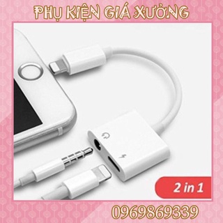 Jack chia cổng Lightning thành 2 cổng vừa sạc vừa nghe