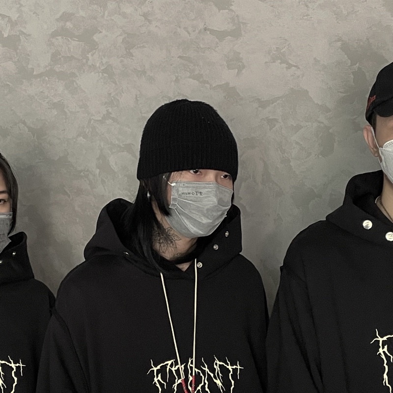 №▪◕ILSN Upside Down Hoodie - Black/ Áo nỉ chân cua bông thiết kế madeby.illustration khoác