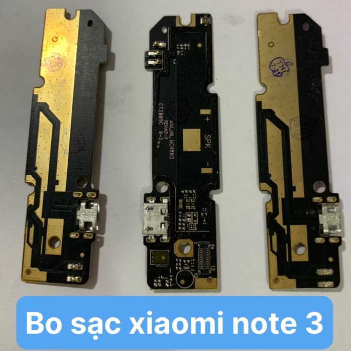 Cụm đuôi sạc, Bo sạc, Chân sạc, micro xiaomi redmi note 3 zin hãng