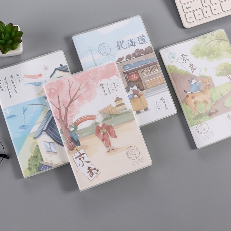 Sổ Tay 64 Trang Khổ A6 Mini Với Họa Tiết Hoạt Hình Xinh Xắn