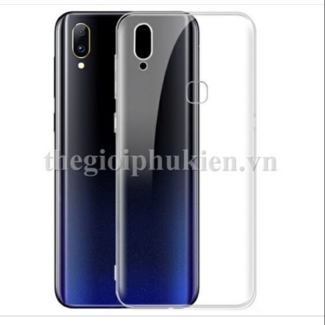Ốp lưng dẻo cho vivo v11i silicon trong suốt (loại tốt)