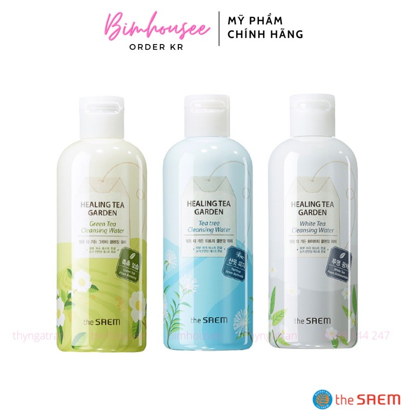 Nước Tẩy Trang The SAEM Healing Tea Garden Cleansing Water