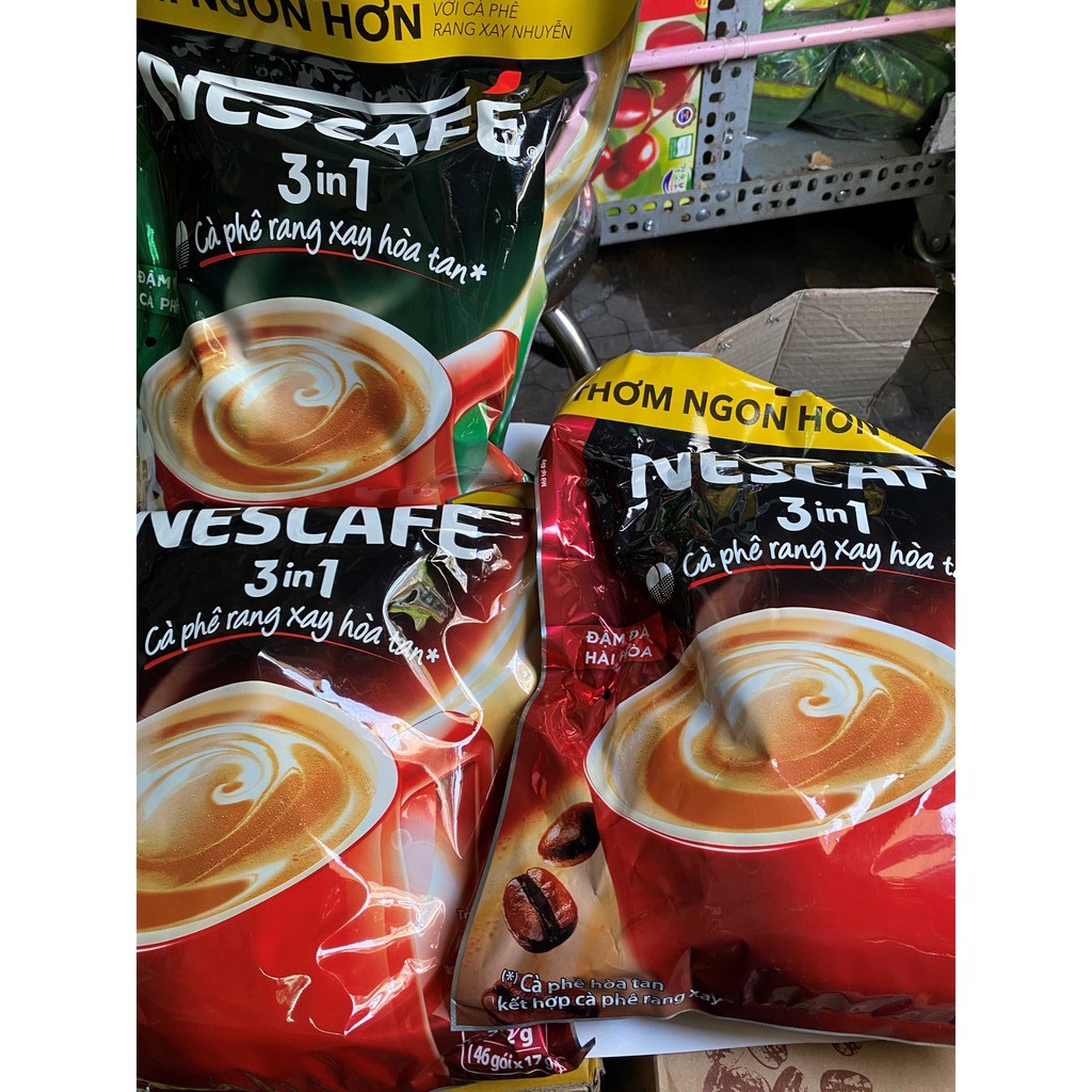 NESCAFE 3IN1 RANG XAY HÒA TAN 782G( 46 gói x17g) | BigBuy360 - bigbuy360.vn