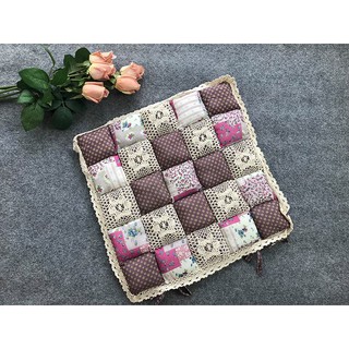 Nệm lót ghế ngồi - tím nhạt - nng018