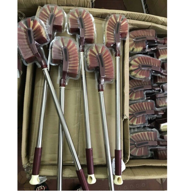 Cây chà toilet dài - Cán inox