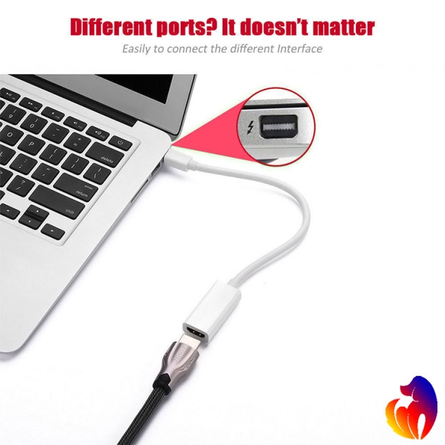 Blackhole Mini Display Port DP to HDMI Adapter Cable for Macbook Pro Air 1080P