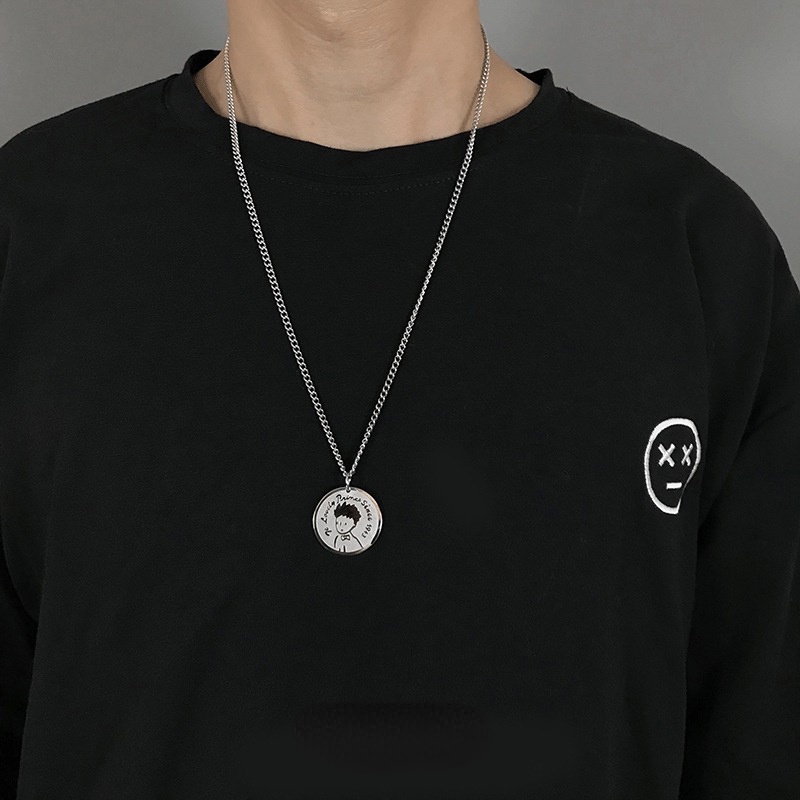 Vòng cổ Mặt Hình Hoàng Tử Bé Phong Cách Hip Hop Unisex