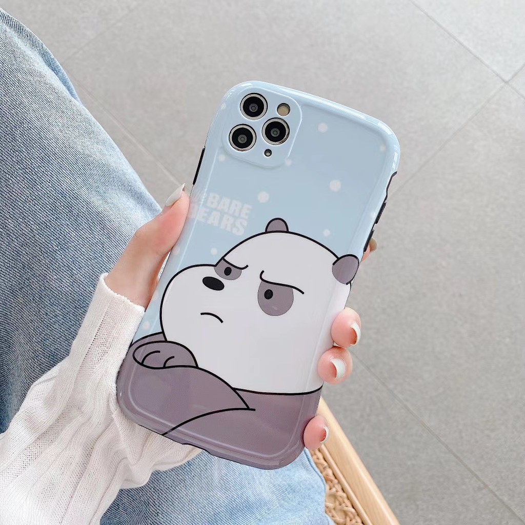 Bare bear Ốp điện thoại dành cho iPhone11 11Promax 7Plus 7 8 8  X XR XSmax SE2020 Ốp lưng Ốp Iphone  Ốp mềm mại vỏ điện thoại Ốp | BigBuy360 - bigbuy360.vn