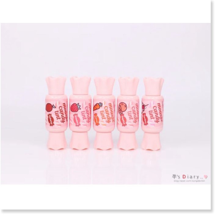 [Mã giảm giá] Son Mousse Hình Viên Kẹo Cực "cute" The Saem Saemmul Mousse Candy Tint