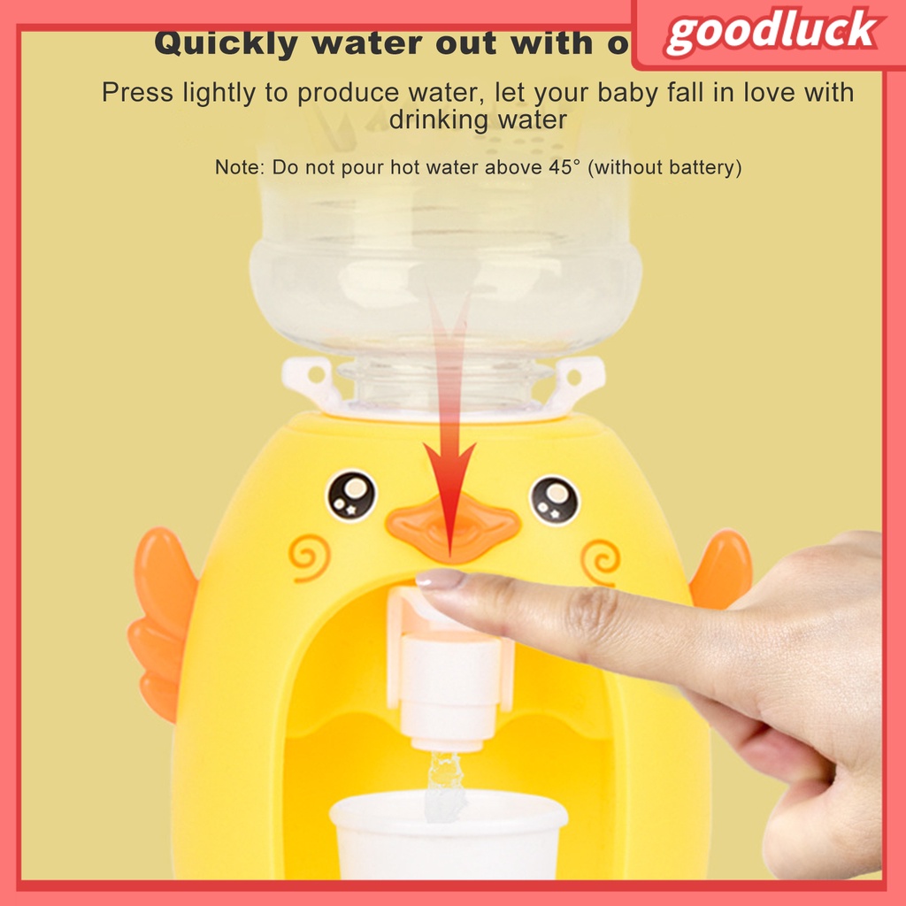 Bình uống nước hình vịt con DIY nhiều màu sắc dành cho nhà búp bê