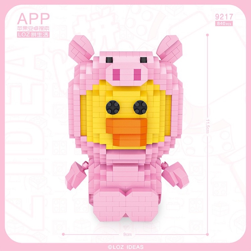 Đồ chơi xếp hình lắp ráp LOZ LOZ MINI Nhân vật hoạt hình  NANOBLOCKS