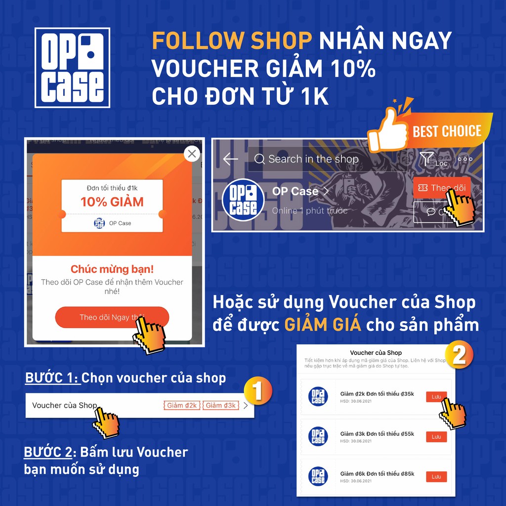 Ốp iphone trong suốt loại dày chống sốc 7/7plus/8/8plus/x/xs/xsmax/11/11pro/11promax/12/12pro/12promax | BigBuy360 - bigbuy360.vn