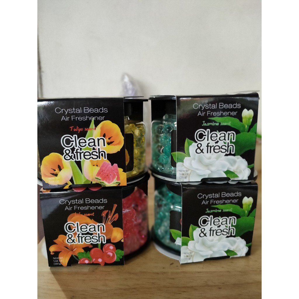 GEL thơm khử mùi dạng hạt pha lê - CLEAN & FRESH