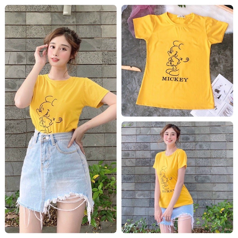 Áo thun nữ ôm body ( dưới 58kg)