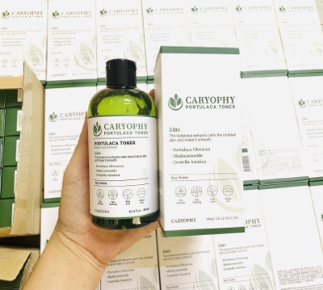 Sản Phẩm Caryophy Portulaca Toner  + Serum Caryophy Portulaca Ampoule