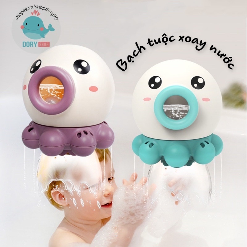 Bạch tuộc xoay nước - Đồ chơi bồn tắm