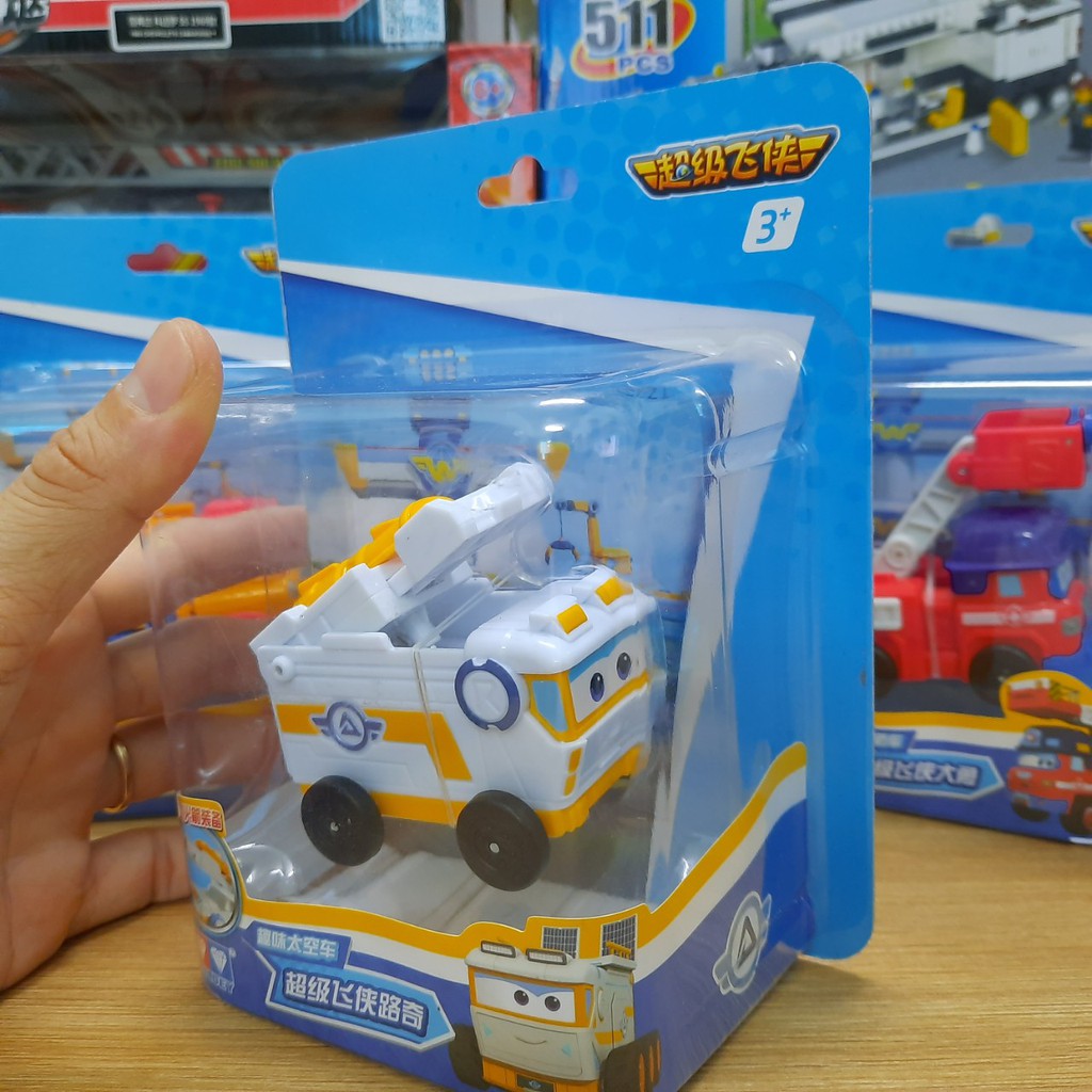 Đồ chơi trẻ em super wings mô hình xe trạm Rover mini đội bay siêu đẳng bằng nhựa cao cấp