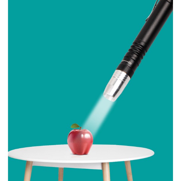 Đèn Pin Mini Hợp Kim Nhôm Ánh Sáng Mạnh Đèn Pin Trắng Ánh Sáng Bút Màu Tím Đèn Led Pin Đèn Pin Nhỏ Aaa