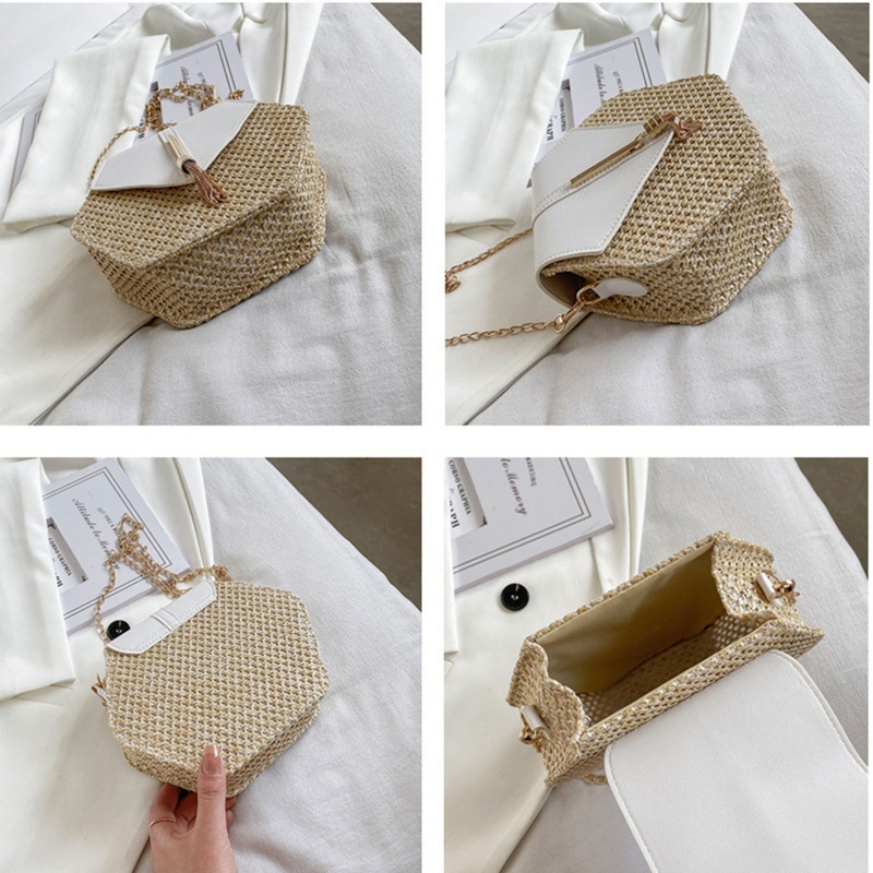 Túi Xách Đan Rơm Thời Trang Hè Cho Nữ