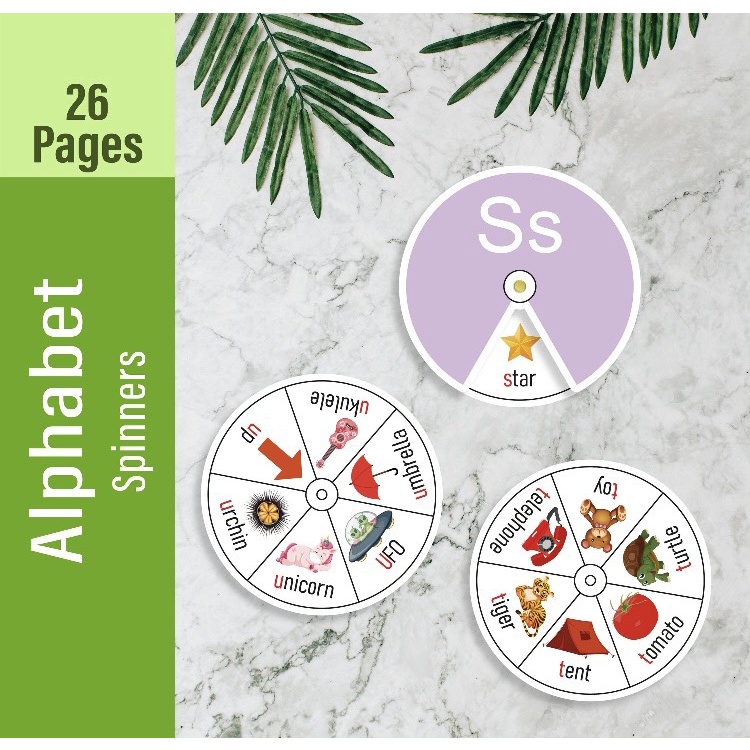 ĐỒ CHƠI GIÁO DỤC SỚM – VÒNG XOAY Bảng chữ cái tiếng anh