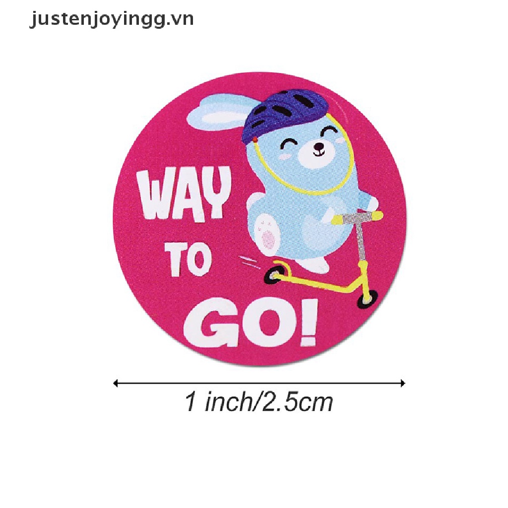 Bộ 500 Miếng Dán Trang Trí Chống Thấm Nước Hình Động Vật Hoạt Hình