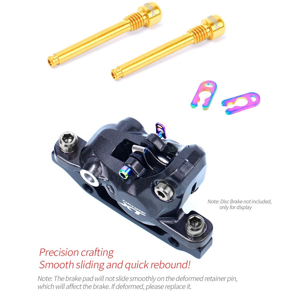 Bộ ốc vít M4 bằng hợp kim titan cho đĩa phanh xe đạp