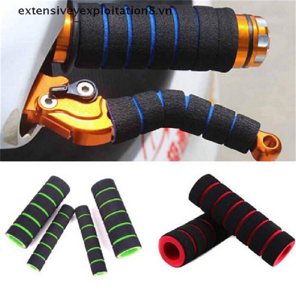 Bộ 2 Cặp Vỏ Bọc Tay Lái Xe Đạp + Vỏ Bọc Phanh Ly Hợp Bằng Xốp Mềm