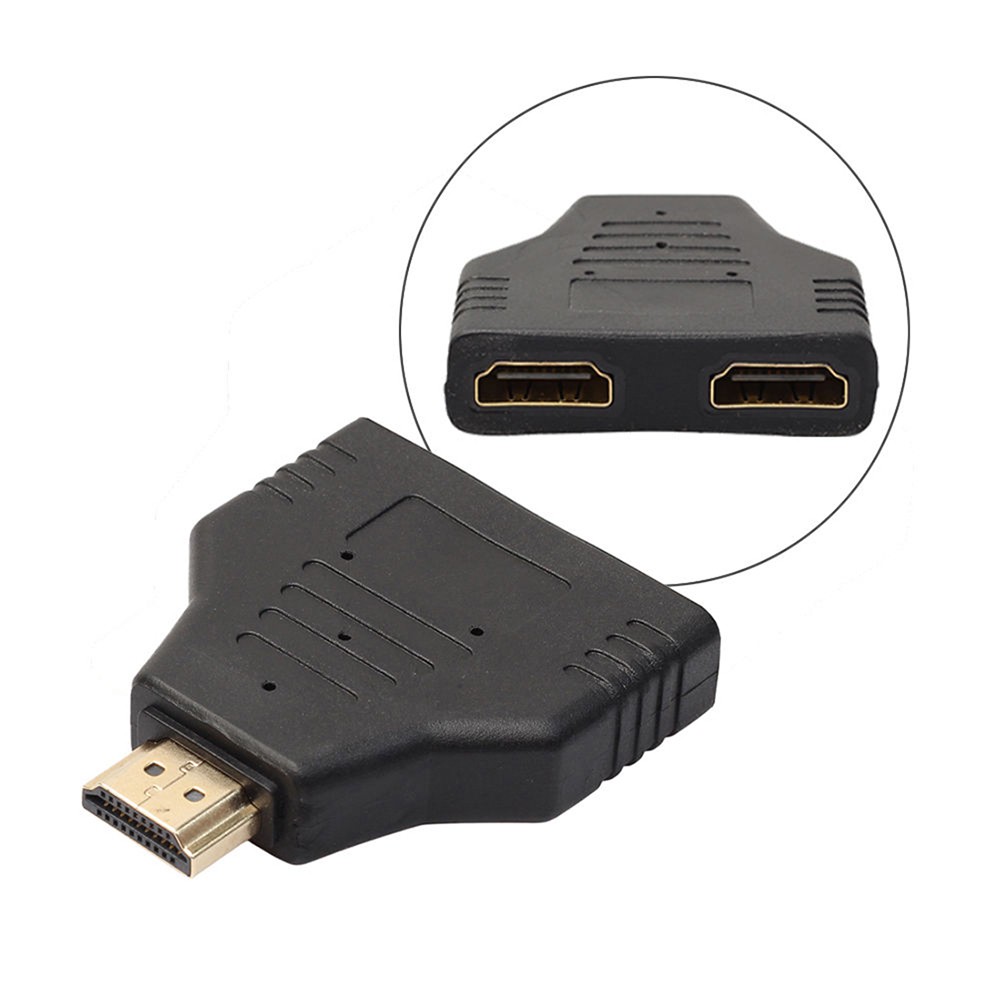 Đầu Chuyển Đổi 1080p Hdmi Sang 2 Cổng Trong 1