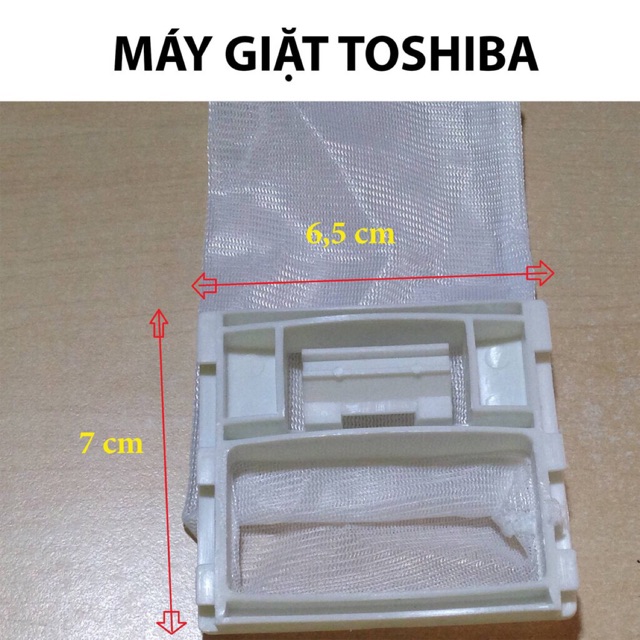 TÚI LỌC MÁY GIẶT TOSHIBA kích thước 6,5 x 7cm