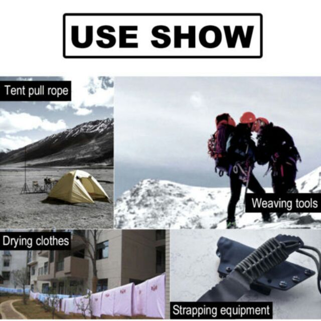 Dây paracord 4mm lõi 7 sợi - Cuộn 5m / 4m