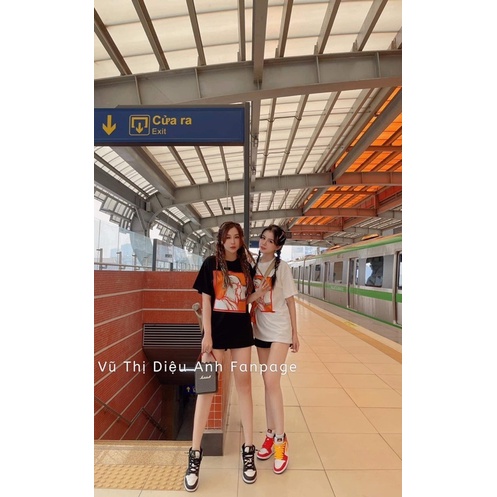 Áo thụng ngựa ô vuông cam TC6