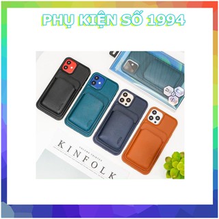 Ốp lưng Da iPhone 12/12Pro/12 Pro Max 2 in 1 Magsafe Wallet chính hãng Mutural