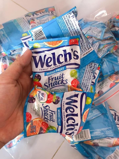 Thùng 90 gói kẹo trái cây Welch's Mỹ- 2 ký date 2023